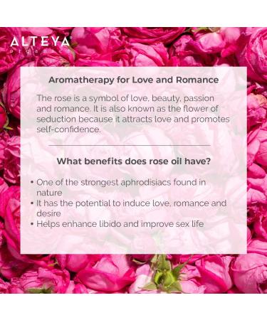 Altenya Bio Bulgarian Rose Essential Oil 10ml - 100% USDA Certified Authentic Damascus Rose Oil | Altenya Organics - Buy Online on GoSupps.com