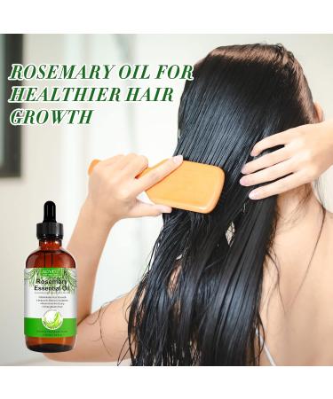 Rosemary Oil 120ML Rosemary Essential Oil for Hair Growth Hair Loss Improve Nourishes Scalp Eyebrow and Eyelash Growth for Men and Women - Buy Online on GoSupps.com