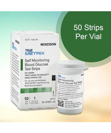 McKesson TRUE METRIX Blood Glucose Test Strips - 50 Strips, 1 Pack - Buy Online on GoSupps.com