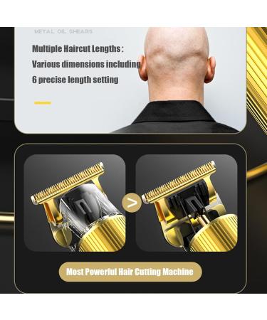 Men Hair Clippers Electric Hair Clippers Professional Men Hair Clipper | Rechargeable Electric Cordless Hair Clipper High-Performance Professional Barber Hair Cutting Kit for Precision Cuts Gold - Buy Online on GoSupps.com