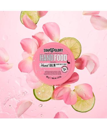 Soap & Glory Original Pink Hand Food Balm | Intensive Hydrating Hand & Cuticle Cream with Avocado & Marula Oil | Rose & Bergamot Scent - 80g - Buy Online on GoSupps.com