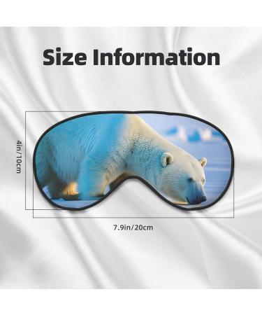 Polar Bear Soft Sleep Eye Mask | Breathable Travel Eye Patch for Women | Relaxation & Comfort - Buy Online on GoSupps.com