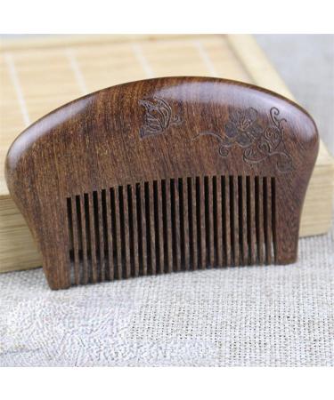 Comb Small Comb Portable Compact Teeth Sandalwood Comb wooden comb (Color : One Size) - Buy Online on GoSupps.com
