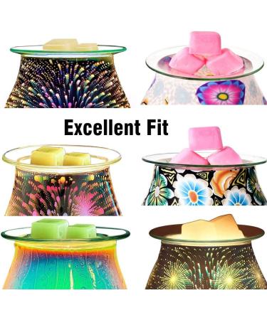 Corleone Replacement Wax Warmer Dishes - Round Glass Bowls for Electric Wax Melter and Burner - Set of 2 - Buy Online on GoSupps.com