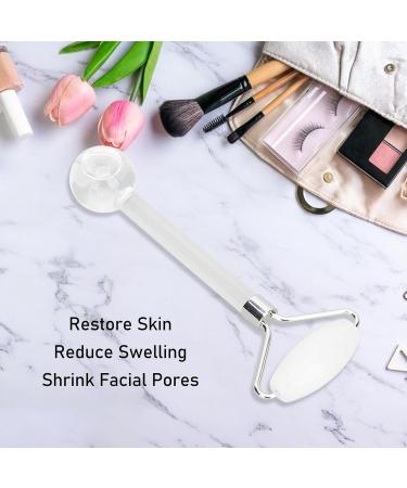 2-in-1 Jade Scooter for Face | Double-Head Facial Massager & Eye Roller for Swelling & Dark Circles | Best Skin Care Tool - Buy Online on GoSupps.com