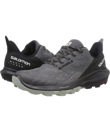 Salomon Men's OUTPULSE Gore-Tex Hiking Shoes 12 - Magnet/Black/Wrought Iron - Buy Online on GoSupps.com