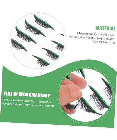  MERRYHAPY MERRYHAPY 4 Pairs of Adhesive Stickers for Eyeliner and False Eyelashes Eye Makeup Decals for Parties and Special Events - Buy Online on GoSupps.com