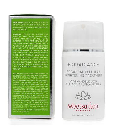 BioRadiance Botanical Cellular Brightening Treatment | Mandelic Acid Kojic Acid & Alpha-Arbutin - 60ml | Shop Internationally - Buy Online on GoSupps.com
