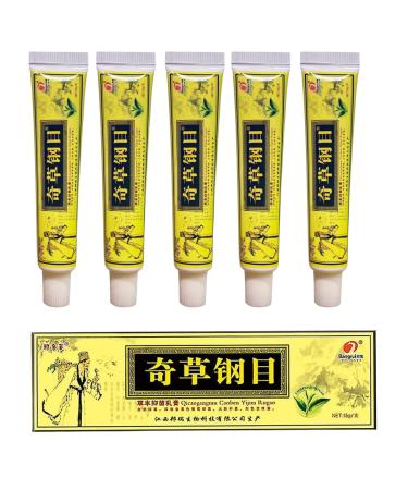 Official Seller - Chinese Herbal Cream - Natural Relief for Skin Issues - Pack of 5 2.65 Ounce (Pack of 1)