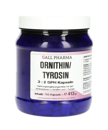 Gall Pharma Ornithine/Tyrosine 3:2 GPH capsules 750 pieces