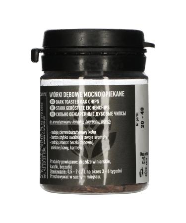 Browin 405020 oak shavings heavily roasted 20g fine oak sticks for the flavor of alcohol brown heavily - fine oak sticks - Buy Online on GoSupps.com