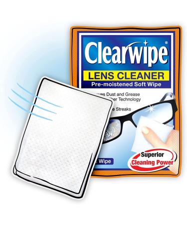 ClearWipe Microfiber Wipes - 40 Count (White) | Premium Cleaning Cloths - Buy Online on GoSupps.com