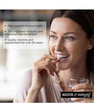 Mason Natural Vitamin C 250mg - Immune System Support & Antioxidant - 100 Tablets x 3 - Buy Online on GoSupps.com