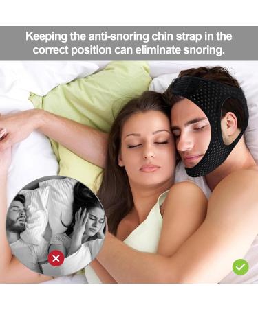 Anti Snoring Chin Straps | Adjustable & Breathable Sleep Apnea Solutions for Men & Women - Buy Online on GoSupps.com