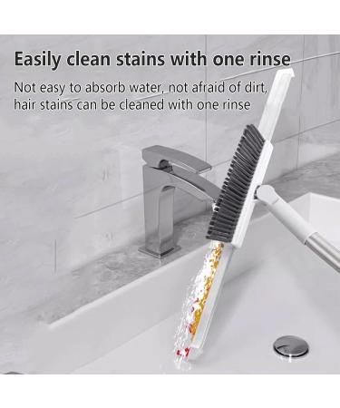 RRRYYYZZ Silicone Brooms for Floor Cleaning with Brush and 2 Scrape 49'' Adjustable Handle Silicone Brooms for Floor Cleaning Garage Floor Squeegee Cleans Glass Fine Dust Hair Liquids - Buy Online on GoSupps.com