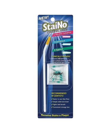 Buy Staino S316-6 Interdental Brush Refills Starter Kit - 1 Refillable Handle & 8 Assorted Microfine Brushes for Superior Oral Care - Fast International Shipping - Buy Online on GoSupps.com