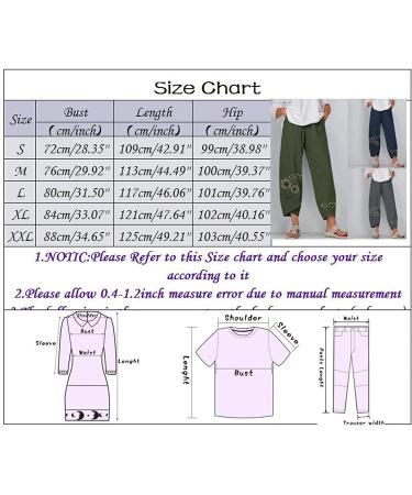 Womens Cotton Linen High Waist Capri Pants | Plus Size Summer Crop Pants Grey, XL - Buy Online on GoSupps.com