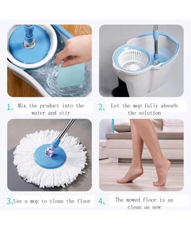 60 Pieces of Disposable Floor Cleaning Tablets Environmentally Friendly Magic Cleaning Tablets Household Cleaning Tools Water-Soluble Cleaning Paper (a Piece of 4.3 * 2.7 inches) - Buy Online on GoSupps.com