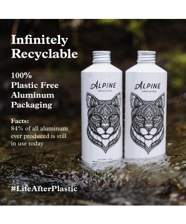 Alpine Provisions Cedar & Sandalwood Conditioner - Vegan Plant-Based Hair Care for Moisture & Repair - 16.9 FL Oz - Buy Online on GoSupps.com