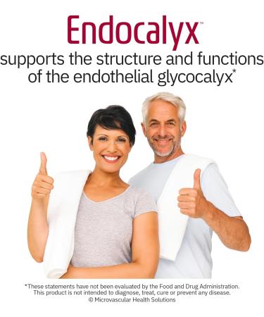 MYBODYRX Endocalyx Supplement - Endothelial Glycocalyx Support 60 Capsules - Vascular & Microcirculation Health - Clinically-Studied - Patented - Supports Nitric Oxide Functions - Buy Online on GoSupps.com