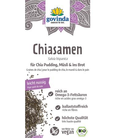 Govinda organic chia seeds (6 x 450 gr)