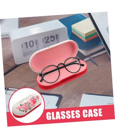 Partykindom Double-Layer Glasses & Contact Lens Case Kit - Travel Leather PU Violet Red 16.5x7x5.5cm - Buy Online on GoSupps.com