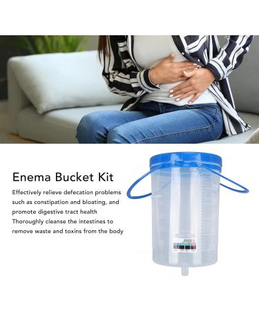 TWELFTH Enema bucket kit 1200ml capacity relieves constipation promotes digestion safe and reliable easy to use suitable for hydrotherapy at home - Buy Online on GoSupps.com