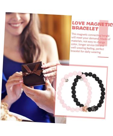 TENDYCOCO 2 Pairs Glass Miss Wrist Chain Letter 7.5x6cmx2pcs Assorted Colorx2pcs - Buy Online on GoSupps.com