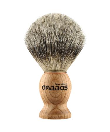 Anbbas men's shaving brush badger hair with high-quality wooden handle shaving foam brush wood-1