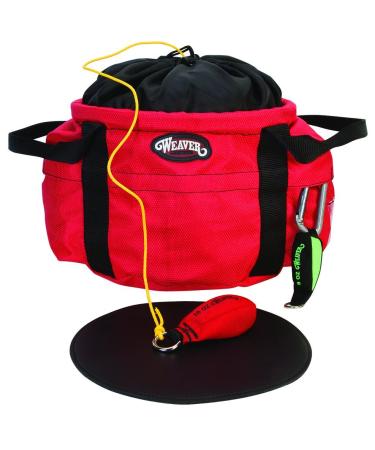 Weaver Leather Arborist Throw Line Bucket Bag , Red
