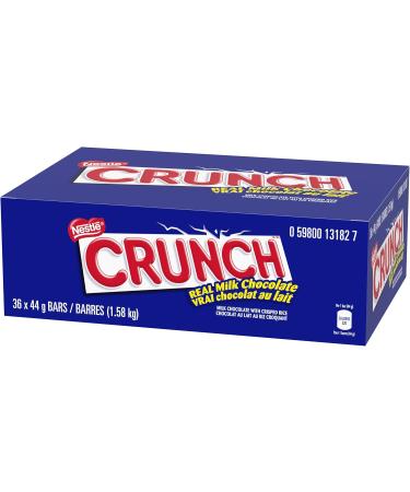 Nestle Crunch Milk Chocolate with Crisp Rice 36 X 44 Gram Net Wt (1584 Gram) 1584 Grams - Buy Online on GoSupps.com