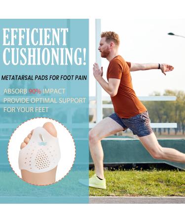Toe Spacers & Separators - Soft Gel Metatarsal Pads for Morton's Neuroma Blisters & Hammer Toe - 4 PCS Breathable Big Toe Stretcher - Buy Online on GoSupps.com