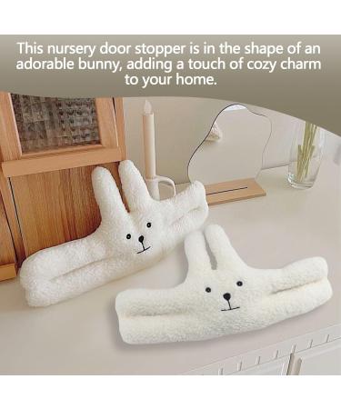 Buy Cute Rabbit Door Stopper | Child Locking Door Clamp Protection for Kids | Safe & Decorative Door Handle Protection - Buy Online on GoSupps.com