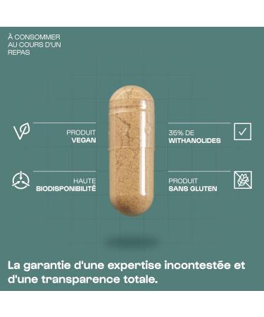 Ashwagandha Shoden | Excellent withanolide concentration 35% Ayurvedic plant grown in India | Nutrimuscle | 30 Capsules - Buy Online on GoSupps.com