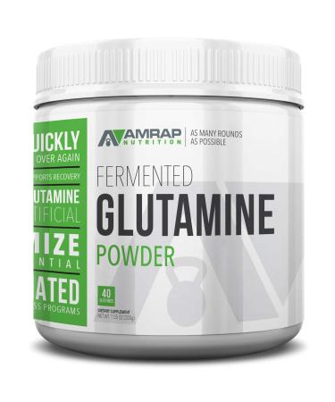 AMRAP Nutrition Vegan Glutamine Powder, 200g, WADA Compliant, Athlete Approved (40 Servings)