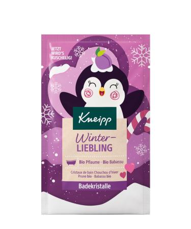 Kneipp Cristaux de bain Winterliebling - Sels de bain avec extrait de prune bio et huile de babassu bio - V g talien - 60 g Prunes 60 g (Lot de 1)