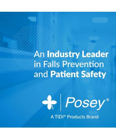 Posey TIDI Heel Guards Foam Heel Protectors for Pressure Injuries, One Size Fits All, Light Blue (Qty 1 Pair), Off-Loading Devices for Home Care - 6127 - Buy Online on GoSupps.com