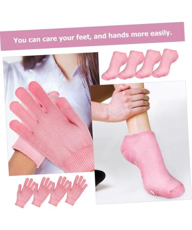 minkissy 6 Sets Spa Moisturizing Socks Moisturizing Gloves Feet Moisturizer Socks Gel Spa Socks Bath Mitt Sleep Gloves Moisturizing Foot Socks Moisturizing Hand Gloves Exfoliating Socks - Buy Online on GoSupps.com