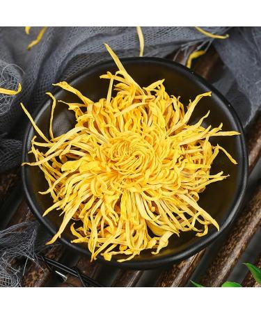 SIJIYUNLI-Golden Chrysanthemum 20g/0.7oz Non caffeinated loose tea floral tea suitable for people with breath clearing internal heat White Chrysanthemum Flower Tea Flower Tea - Buy Online on GoSupps.com