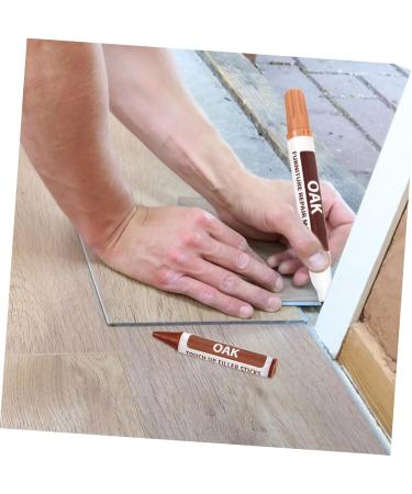Zerodeko 1 Set Wood Floor Repair Kit - Furniture Scratch & Paint Pen for Easy Fixes | Heavy Color Oil Paint Stick & Wax for Furniture Restoration - Buy Online on GoSupps.com