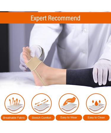 Bunion Corrector Set for Women and Men - Toe Separator Pads for Pain Relief - Day & Night Support Splint for Bunions & Crooked Toes - One Size, 1 Pair Beige - Buy Online on GoSupps.com