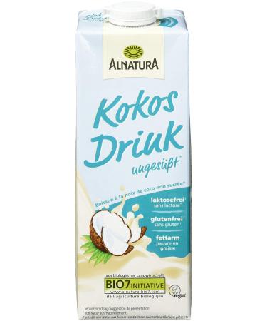 Alnatura Coconut Drink unsweetened pack of 8 (8 x 1 l)