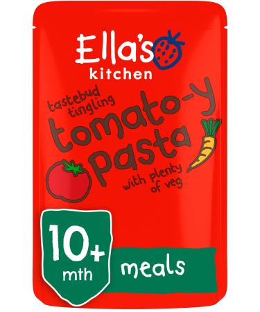Ella's Kitchen Organic Tomato-y Pasta with Plenty of Veggies 10 Months 190g large Tomato Pasta and Vegetable