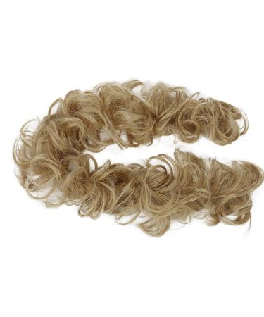 CAISHA XXL Hairpiece Scrunchy Updo Bridal Hairstyle Voluminous Curly Messy Bun Bleach Blonde HW1 bleach blonde #27/613 HW1