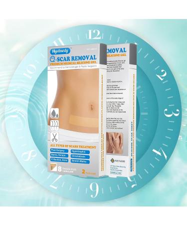 Medical Grade Silicone Scar Sheets - Surgical Scar Tape for C-Section Tummy Tuck Keloid Treatment - Buy Online on GoSupps.com