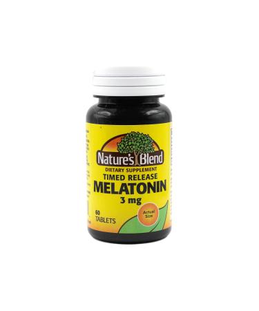 Melatonin Timed Release 3 mg 60 Tabs