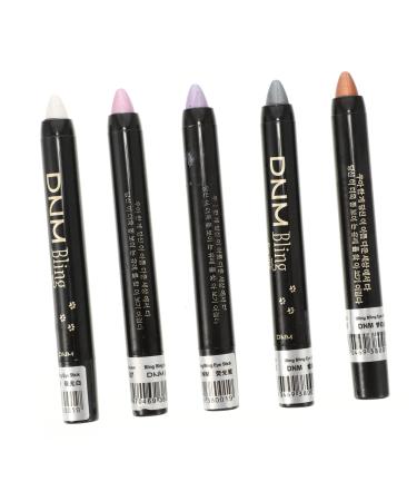 5pcs Pearlescent Eyeshadow Pencil Waterproof Suit Makeup Pen Useful Eye Shadow Pen Makeup Tools Girl