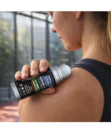 Hempvana Roll On Cold As Ice Platinum Fast Pain Relief for Knees Neck Hips Shoulders Back + Arthritis Pain Relief w/Hemp Seed Oil AS SEEN ON TV Cooling Menthol - Buy Online on GoSupps.com