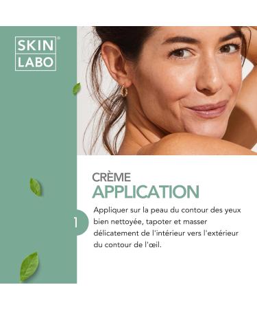 SkinLabo - Eye contour cream with hyaluronic acid reduces imperfections in the periocular area anti-wrinkle action with hyaluronic acid and ginseng - 15 ml - Buy Online on GoSupps.com
