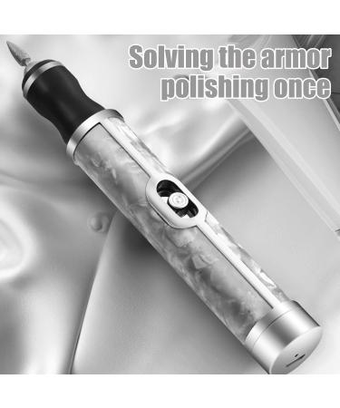 Electric Nail File Toenail Grinder for Human Thick Toenails Toenail Grinder for Thick Nails Polishing Care Peeling Removal Edge Shaping Suitable for Various Nails and Shapes (18 Grinding Heads) 18-white - Buy Online on GoSupps.com